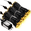 Miniatyrbild 1 av 5: 200 LED flerfärgade julbelysning utomhus Vattentät, expanderbar 66f Multicolor 200 LED