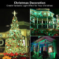 Miniatyrbild 3 av 5: 200 LED(100x2), 66ft(33x2) julbelysning Flerfärgad, anslutbar 1 Green 100 LED