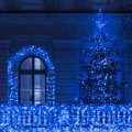 Miniatyrbild 3 av 5: 1000 LED julbelysning, 328FT julgransbelysning utomhus Plug in Blue