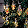Miniatyrbild 4 av 5: Julbelysning 2Pack 12 LED 7.87ft Juldekorationer String Ligh 2 Pack