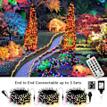 Miniatyrbild 4 av 5: Joomer Färgväxlande Julbelysning, 20 meter 200 LED-ljusslingor Warm white+Multicolor 300LED