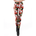 Miniatyrbild 1 av 5: Dam Leggings Mode 3D Digitaltryck Jul Leggings Roliga Se SKDK093 XL