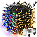 Miniatyrbild 1 av 5: Joomer Färgväxlande Julbelysning, 20 meter 200 LED-ljusslingor Warm white+Multicolor 300LED