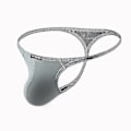 Miniatyrbild 2 av 3: Herrbyxor Body Shaping Physique Byxor String grey m