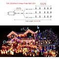 Miniatyrbild 2 av 5: 200 LED Flerfärgade Julbelysning Utomhus Vattentät, Utbyggbar 20m Multicolor 300 LED