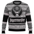 Miniatyrbild 1 av 2: Bebetter Jagermeister Karneval Jultröja Pullover Herr 3D Swe Black M