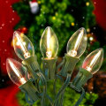 Miniatyrbild 1 av 5: Pallerina C7 LED julbelysning 25Ft Flerfärgad julsnöre Lig Clear Light
