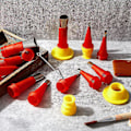 Miniatyrbild 4 av 5: Universal Integrerat Gummispetsverktygssats, 20 st Återanvändbara Rostfritt