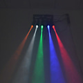 Miniatyrbild 5 av 5: 3W RGBWYP LED Pinspot Spotlights Discospegelboll Beam Projektor Spotlampa Disco Hemfest DJ Show Scen Dekor Belysning