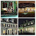 Miniatyrbild 3 av 5: Led projektor utomhus landskap scen jul ljus boll projektion EU Plug