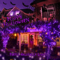 Miniatyrbild 4 av 5: 200 LED(100x2), 66ft(33x2) julbelysning Flerfärgad, anslutbar 1 Purple 200 LED