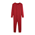 Miniatyrbild 2 av 4: One Piece Long Johns Night Pyjamas för män Red XL