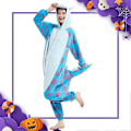 Miniatyrbild 2 av 5: Unisex Vuxen Onesie Pyjamas Djur Heldräkt Halloween Kostym Jul Sovkläder Jumpsuit Sulley Sullivan X-Large