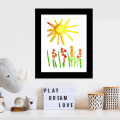 Miniatyrbild 5 av 5: Barnens Konst Ramar Framöppning Barnens Konstverk Display Ram svart 1 Förpackning