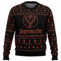 Miniatyrbild 1 av 2: Bebetter Jagermeister Karneval Jultröja Pullover Herr 3D Swe Orange 2XL