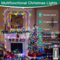 Miniatyrbild 4 av 5: shineshine 197FT 600LED Julbelys utomhus, Vattentät 8 Belysnings White 400 LED