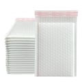 Miniatyrbild 1 av 5: 100/50 st Fraktbubbelkuvert - Mjukt vadderade kuvert för förpackning White 50pcs 40-45cm