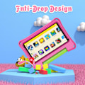 Miniatyrbild 3 av 5: Kids Tablet 7" Android Wifi Surfplatta 32GB Android 11 Tablet Blå US PLUG