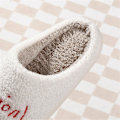 Miniatyrbild 4 av 5: Taylor Swift Letter Tofflor för kvinnor och män Swiftie Soft Plysch Slip 37-38