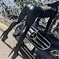 Miniatyrbild 3 av 4: Leggings Latex Lätt Läder Varmvadderad l