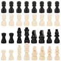 2 Set Träschackset Mini Schackset Internationella Schackpjäser Små Schackpjäser för Schackbräde