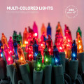 Miniatyrbild 2 av 5: Julbelysning [Set om 100] Flerfärgade Julbelysning, UL-certifierad Multicolor 100