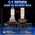 Miniatyrbild 3 av 4: 2x Canbus H7 H11 H8 H9 LED-Dimljuslampor H10 H16 5202 9006 Hb4 9005 H11