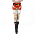 Miniatyrbild 3 av 5: Kvinnor Leggings Mode 3d Digital Printing Christmas Leggings Roliga Se SKDK093 L