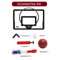 Miniatyrbild 5 av 5: Transparent Hängande Dörr Basketbolltavla Slagfri Mini Basket