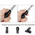 Miniatyrbild 5 av 5: 2-pack 1/2\" Fyrkant till 1/4\" Hex Socket Adapter, Snabbkopplings Impact Spärrchuck Converter och Skruvmejsel Bit Hållare Socket