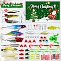 Miniatyrbild 1 av 5: 78-delars Fiskedragset med Beten & Krokar - Julklappsbox för Fiskeentusiaster