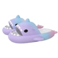 Miniatyrbild 1 av 2: Rainbow Cloud Shark Tofflor Gradient Färg lila-blått pulver 39