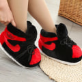 Miniatyrbild 2 av 2: Sneakertofflor Unisex One-size Sneakertofflor Jordan-liknande Si stil 3