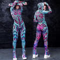 Alien-tema Kostym för Kvinnor - Perfekt för Sci-Fi Halloween &amp; Julfester_Active S