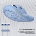 Miniatyrbild 3 av 5: 2022 Shark Tofflor Halkfria dusch Badtofflor Soft Summe 40-41 Grå