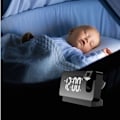 Miniatyrbild 4 av 4: Projektionsväckarklocka, Digital Vibrerande med LED-Display Laddningsversion white light black