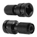 Miniatyrbild 1 av 5: 2-pack 1/2\" Fyrkant till 1/4\" Hex Socket Adapter, Snabbkopplings Impact Spärrchuck Converter och Skruvmejsel Bit Hållare Socket