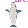 Miniatyrbild 1 av 4: Shark Blanket Hoodie For Adults - Shark Onesie Bärbar filt - Supe 140*70