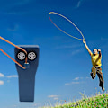 Miniatyrbild 3 av 5: Hot Zipstring Rope Launcher Propeller Med Rope String Blue