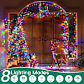 Miniatyrbild 3 av 5: shineshine 197FT 600LED Julbelys utomhus, Vattentät 8 Belysnings Multicolor 400 LED