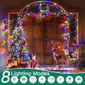 Miniatyrbild 3 av 5: shineshine 197FT 600LED Julbelys utomhus, Vattentät 8 Belysnings White 400 LED