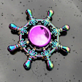 Miniatyrbild 1 av 5: Ny 28 Stil Färgglad Metall Fidget Spinner Dekompression Legering Regnbåge Hand Spinner Edc Vuxen Finger Stress Relief Leksak Grossist_Italiensk Design Q9
