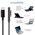 Miniatyrbild 5 av 5: För Surface till USB C Laddningskabel för Surface Pro 3/4/5/6/7, Surface Laptop 3/2/1, Surface Go
