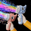 Miniatyrbild 1 av 4: 1 st Bubbelmaskin för Småbarn 23 Hål Ljusupp Bubbelblåsare för Barn Automatisk Bubbelblåsare Bubbelblåsare Sommar Utomhusleksaker Födelsedagspresent Blue
