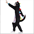 Miniatyrbild 4 av 5: Haj-filt-huvtröja för vuxna - Haj-onesie för vuxna - Bärbar filt - Sha Tibetan Shark Zipper Edition 130 yards