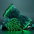 Miniatyrbild 3 av 5: Klar julbelysning med grön sladd, 20 meter 200 lampor UL-certifierad Green