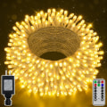 Miniatyrbild 1 av 5: shineshine 197FT 600LED Julbelys utomhus, Vattentät 8 Belysnings (Warm White+Multi-colored) 1000 LED