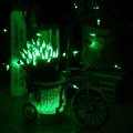 Miniatyrbild 5 av 5: 200 LED(100x2), 66ft(33x2) julbelysning Flerfärgad, anslutbar 1 Green 100 LED