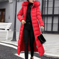 Miniatyrbild 2 av 4: Bebetter Damjacka - Maxi Vadderad Lång Kavaj Och Peacoat F Asian size M Red