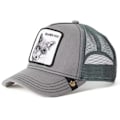 Miniatyrbild 1 av 5: Farm Animal Trucker Justerbar Baseballkeps Mesh Style För Män W Silverräv